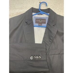 Black Brown 1826 Mens Black Blazer Jacket Sport Coat Two‎ Button L/G